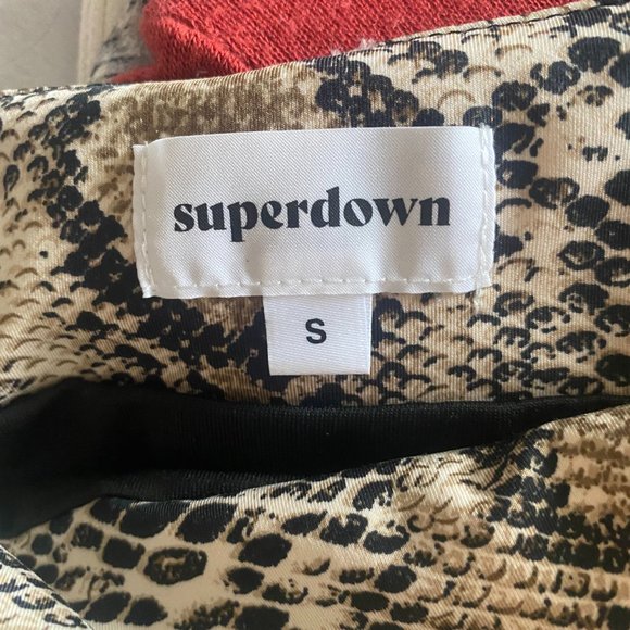 Superdown Cheetah Ruched Mini Skirt size small TAGS STILL ON - Picture 6 of 6